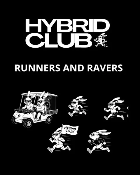 Pôster do evento Runners and Ravers, 24 de maio